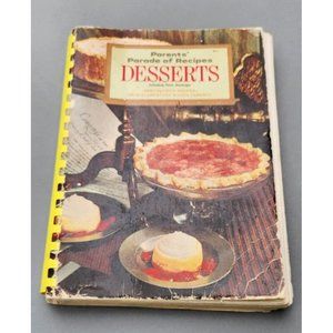 1969 Cookbook Parents Parade of Recipes Desserts Party Beverages